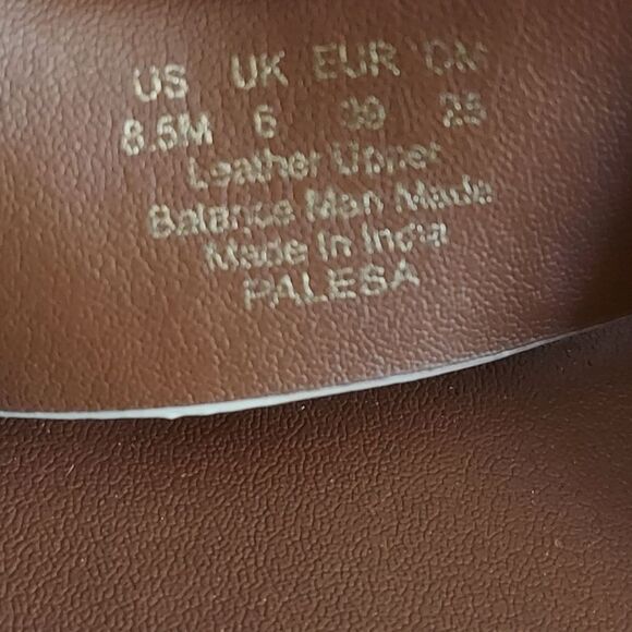 EUC Franco Sarto Palesa Sandal Tan Cream Size 8.5 - Picture 8 of 8